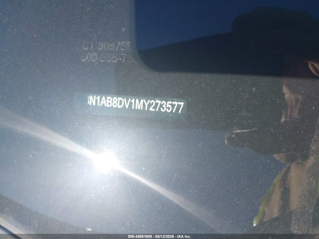 Aukcja sprzedaży 2021 Nissan Sentra Sr Xtronic Cvt, vin: 3N1AB8DV1MY273577, numer aukcji: 45061608