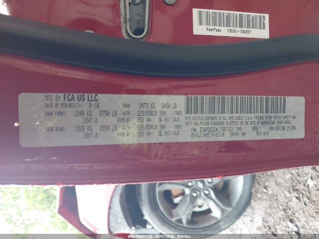 Продаж на аукціоні авто 2018 Dodge Journey Crossroad, vin: 3C4PDCGGXJT507161, номер лоту: 45061750