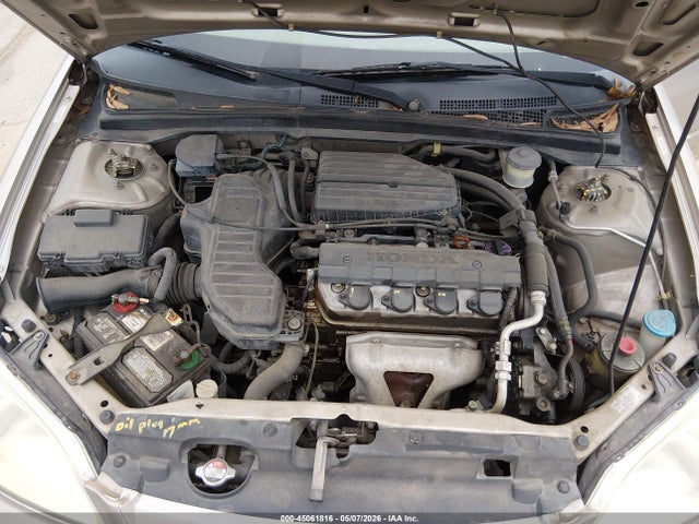 2002 Honda Civic Lx მანქანა იყიდება აუქციონზე, vin: 1HGES16572L066055, აუქციონის ნომერი: 45061816
