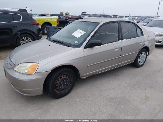 2002 Honda Civic Lx მანქანა იყიდება აუქციონზე, vin: 1HGES16572L066055, აუქციონის ნომერი: 45061816