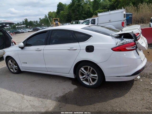 45061840 :رقم المزاد ، 3FA6P0LU7JR169153 vin ، 2018 Ford Fusion Hybrid Se مزاد بيع