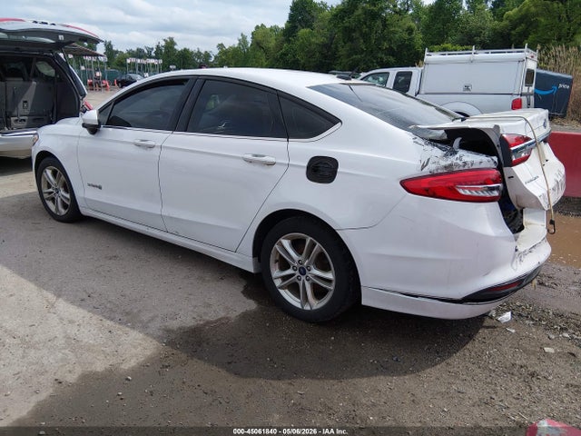 45061840 :رقم المزاد ، 3FA6P0LU7JR169153 vin ، 2018 Ford Fusion Hybrid Se مزاد بيع