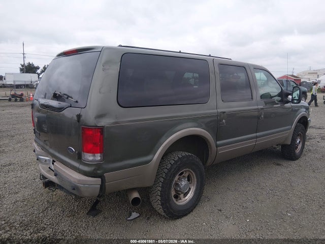 2001 Ford Excursion Limited მანქანა იყიდება აუქციონზე, vin: 1FMNU43S71EA00334, აუქციონის ნომერი: 45061981