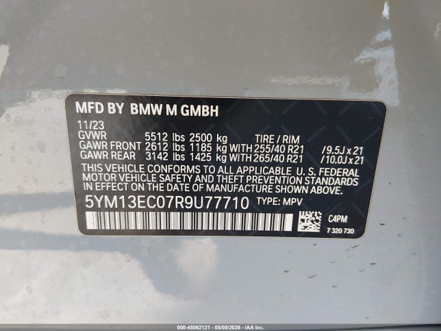 BMW X3 M 2024 5YM13EC07R9U77710 Image 9