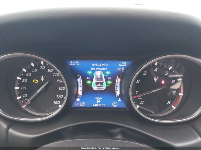 2019 Maserati Levante S Gransport მანქანა იყიდება აუქციონზე, vin: ZN661YUSXKX318900, აუქციონის ნომერი: 45062158
