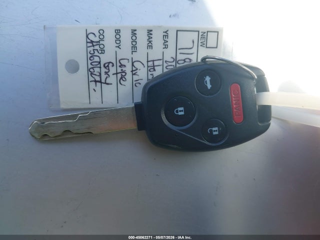 45062271 :رقم المزاد ، 2HGFG3B89CH560627 vin ، 2012 Honda Civic Ex مزاد بيع