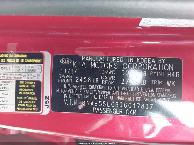 KIA Stinger Gt2 2018 KNAE55LC3J6017817 Image 9