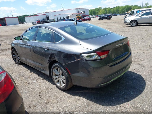 2015 Chrysler 200 Limited მანქანა იყიდება აუქციონზე, vin: 1C3CCCAB7FN662096, აუქციონის ნომერი: 45062410