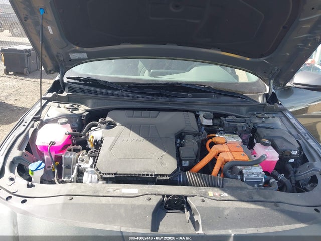 KMHLM4DJXSU166187 Hyundai Elantra Hybrid Blue