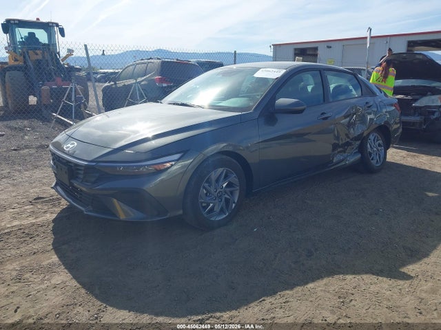 KMHLM4DJXSU166187 Hyundai Elantra Hybrid Blue