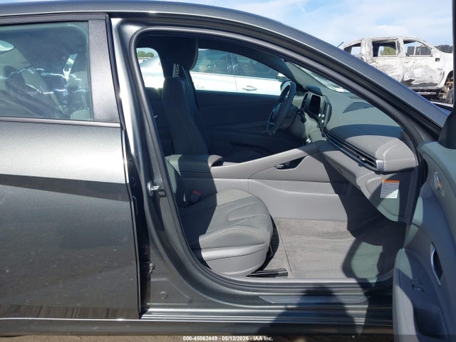 KMHLM4DJXSU166187 Hyundai Elantra Hybrid Blue