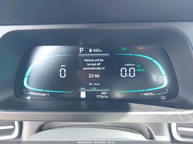 KMHLM4DJXSU166187 Hyundai Elantra Hybrid Blue