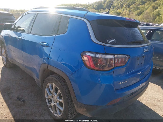 2022 Jeep Compass Latitude Lux 4x4 მანქანა იყიდება აუქციონზე, vin: 3C4NJDFB8NT109092, აუქციონის ნომერი: 45062488