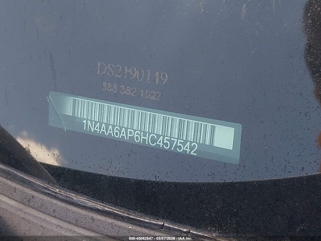 Nissan Maxima 3.5 Sr 2017 1N4AA6AP6HC457542 Image 9