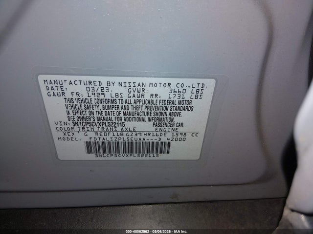 Nissan Kicks Sv Xtronic Cvt 2023 3N1CP5CVXPL522115 Image 9
