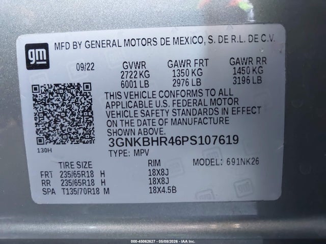 Chevrolet Blazer Awd 2lt 2023 3GNKBHR46PS107619 Image 9