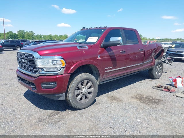 45062729 :رقم المزاد ، 3C63R3RL2NG153460 vin ، 2022 Ram 3500 Limited  4x4 8' Box مزاد بيع