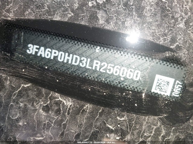 45062775 :رقم المزاد ، 3FA6P0HD3LR256060 vin ، 2020 Ford Fusion Se مزاد بيع