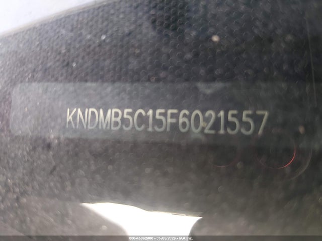Продажа на аукционе авто 2015 Kia Sedona Lx, vin: KNDMB5C15F6021557, номер лота: 45062800