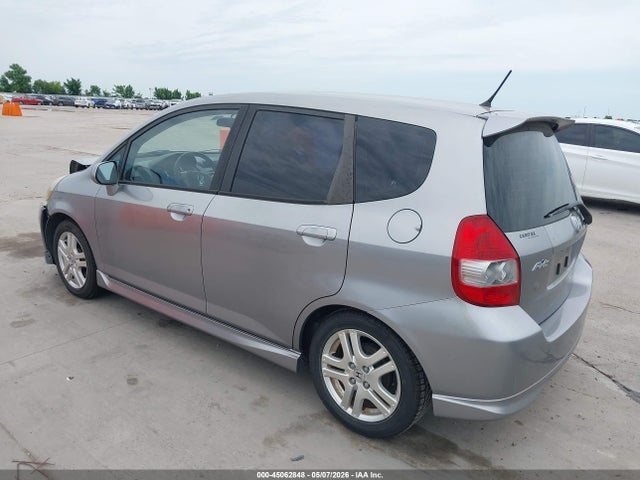 45062848 :رقم المزاد ، JHMGD38617S002754 vin ، 2007 Honda Fit Sport مزاد بيع
