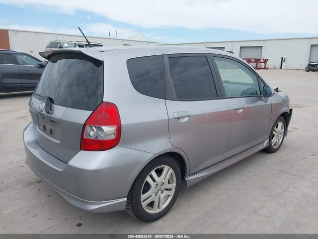 45062848 :رقم المزاد ، JHMGD38617S002754 vin ، 2007 Honda Fit Sport مزاد بيع