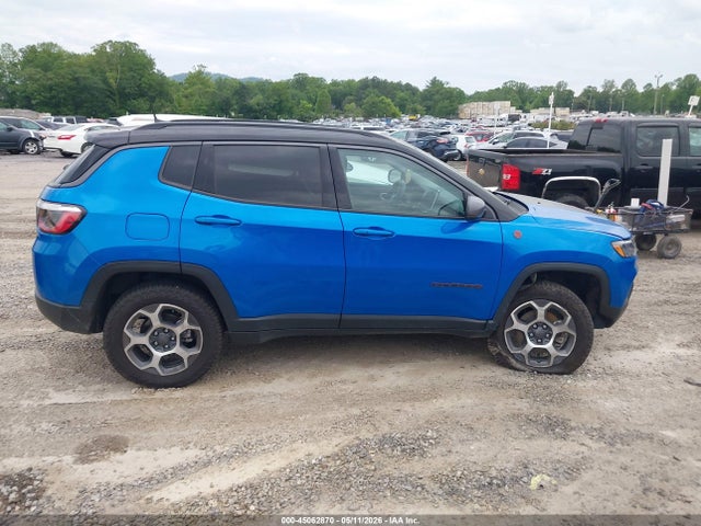 Aukcja sprzedaży 2022 Jeep Compass Trailhawk 4x4, vin: 3C4NJDDB1NT111947, numer aukcji: 45062870