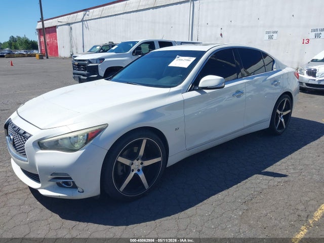 2015 Infiniti Q50 Premium მანქანა იყიდება აუქციონზე, vin: JN1BV7AP1FM341328, აუქციონის ნომერი: 45062986