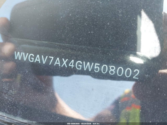 Продаж на аукціоні авто 2016 Volkswagen Tiguan S, vin: WVGAV7AX4GW508002, номер лоту: 45063058