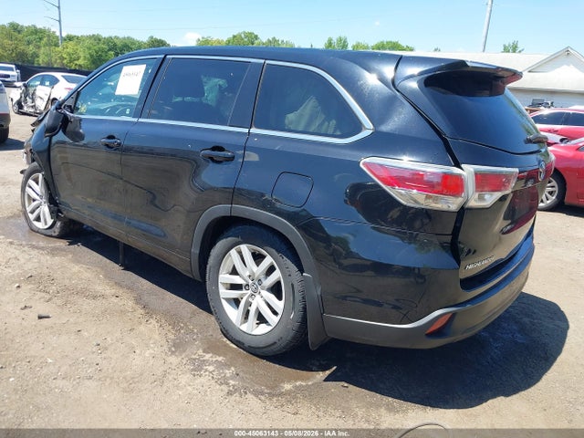 Aukcja sprzedaży 2016 Toyota Highlander Le V6, vin: 5TDBKRFH3GS256435, numer aukcji: 45063143