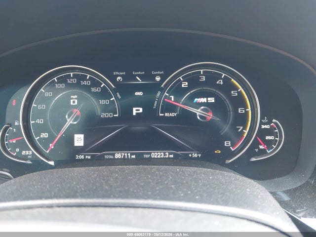 45063179 :رقم المزاد ، WBSJF0C5XJB282835 vin ، 2018 Bmw M5 مزاد بيع