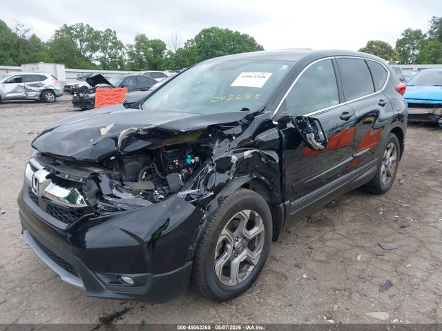 2018 Honda Cr-v Ex მანქანა იყიდება აუქციონზე, vin: 7FARW1H55JE042683, აუქციონის ნომერი: 45063368