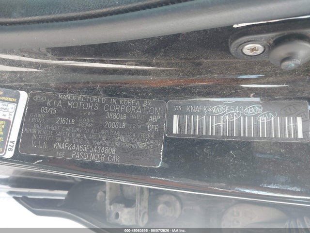 Продажа на аукционе авто 2015 Kia Forte Lx, vin: KNAFK4A63F5434808, номер лота: 45063595