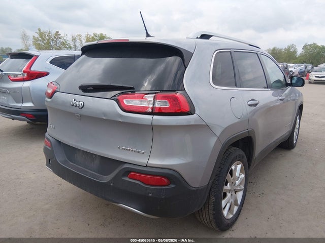 2015 Jeep Cherokee Limited მანქანა იყიდება აუქციონზე, vin: 1C4PJMDB5FW633999, აუქციონის ნომერი: 45063645