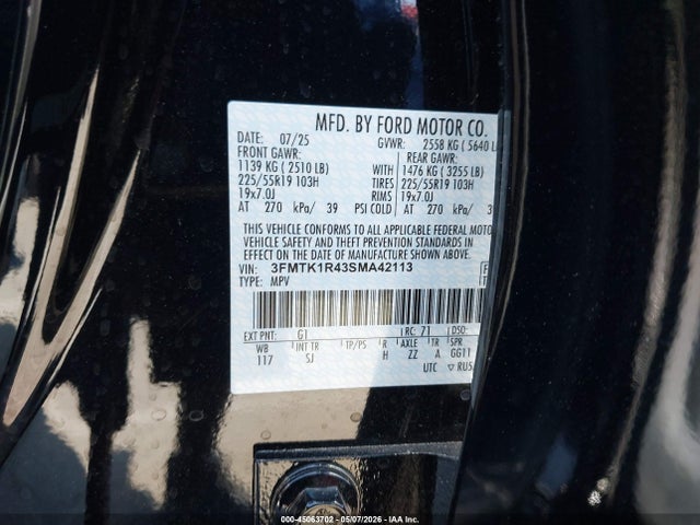 Ford Mustang Mach-e Select 2025 3FMTK1R43SMA42113 Image 20