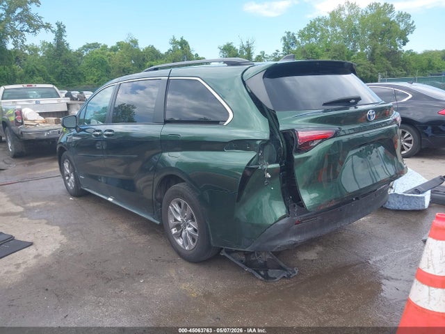 2021 Toyota Sienna Xle მანქანა იყიდება აუქციონზე, vin: 5TDYRKEC7MS074509, აუქციონის ნომერი: 45063763