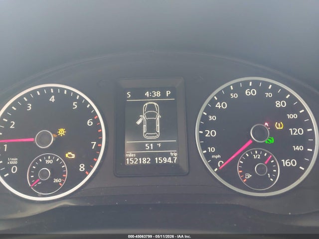 2012 Volkswagen Tiguan Sel მანქანა იყიდება აუქციონზე, vin: WVGBV7AXXCW605199, აუქციონის ნომერი: 45063799