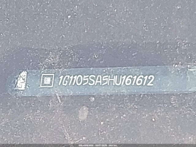 45063855 :رقم المزاد ، 1G1105SA5HU161612 vin ، 2017 Chevrolet Impala 1lt مزاد بيع