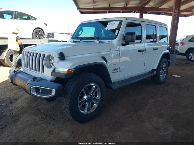 2021 Jeep Wrangler Unlimited Sahara 4x4 მანქანა იყიდება აუქციონზე, vin: 1C4HJXEG0MW515453, აუქციონის ნომერი: 45063922