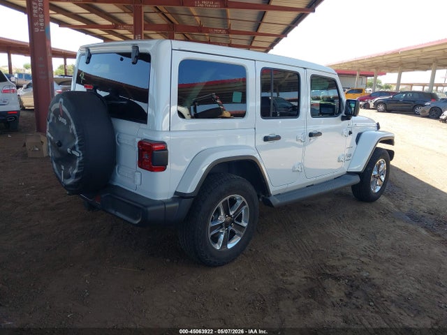 2021 Jeep Wrangler Unlimited Sahara 4x4 მანქანა იყიდება აუქციონზე, vin: 1C4HJXEG0MW515453, აუქციონის ნომერი: 45063922