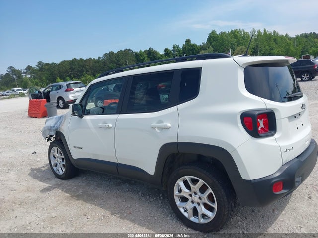 2018 Jeep Renegade Latitude 4x4 მანქანა იყიდება აუქციონზე, vin: ZACCJBBBXJPG96074, აუქციონის ნომერი: 45063981
