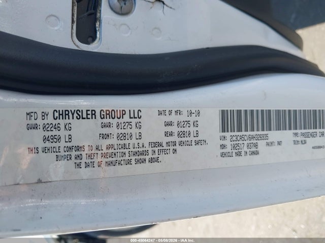 Aukcja sprzedaży 2010 Chrysler 300 Touring/signature Series/executive Series, vin: 2C3CA5CV6AH326935, numer aukcji: 45064247