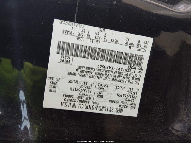 2000 Ford Ranger Xl/xlt მანქანა იყიდება აუქციონზე, vin: 1FTZR15V1YTA80507, აუქციონის ნომერი: 45064293