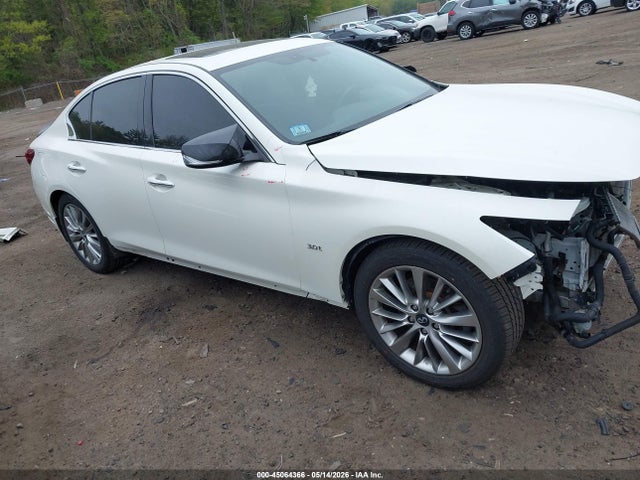 2019 Infiniti Q50 3.0t Luxe მანქანა იყიდება აუქციონზე, vin: JN1EV7AR5KM555537, აუქციონის ნომერი: 45064366
