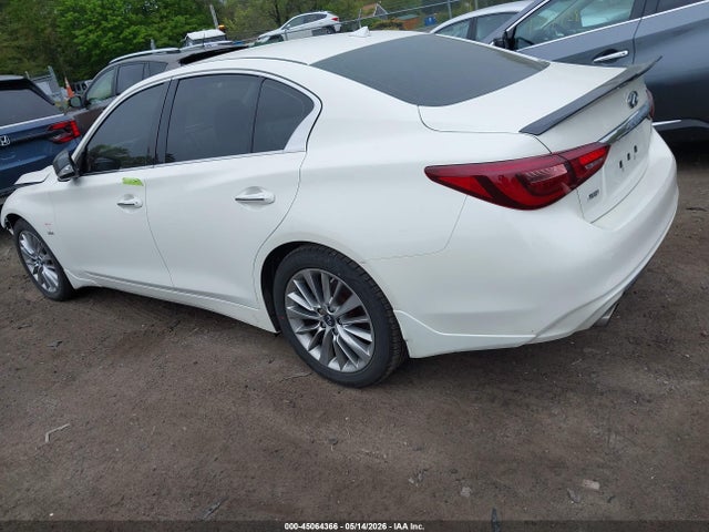 2019 Infiniti Q50 3.0t Luxe მანქანა იყიდება აუქციონზე, vin: JN1EV7AR5KM555537, აუქციონის ნომერი: 45064366