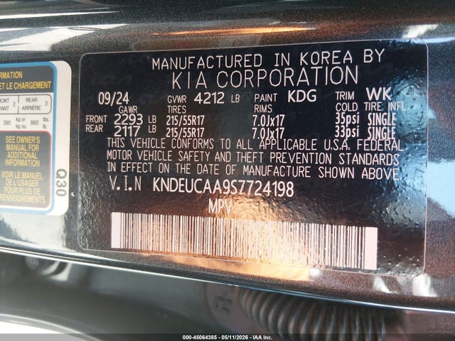 KIA SELTOS S 2025 KNDEUCAA9S7724198 Image 9