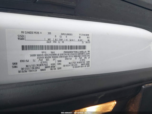 1FTBR1Y80LKB05662 Ford Transit-250