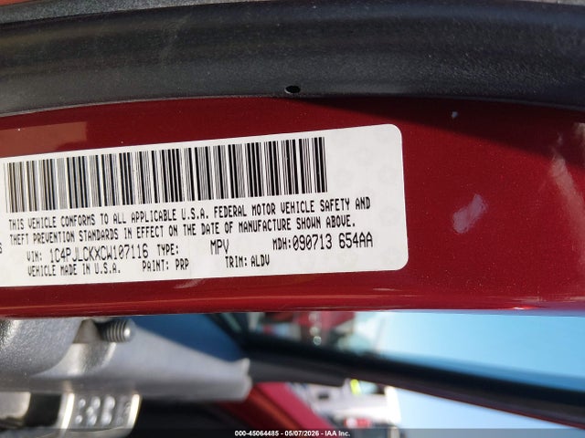 Aukcja sprzedaży 2012 Jeep Liberty Limited Edition, vin: 1C4PJLCKXCW107116, numer aukcji: 45064485