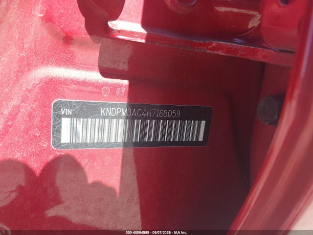 45064559 :رقم المزاد ، KNDPM3AC4H7168059 vin ، 2017 Kia Sportage Lx مزاد بيع
