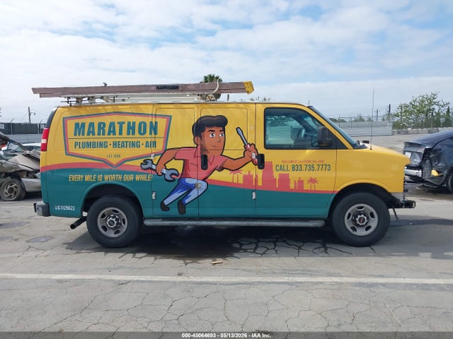 45064693 :رقم المزاد ، 1GTW7FCA3E1904228 vin ، 2014 Gmc Savana 2500 Work Van مزاد بيع