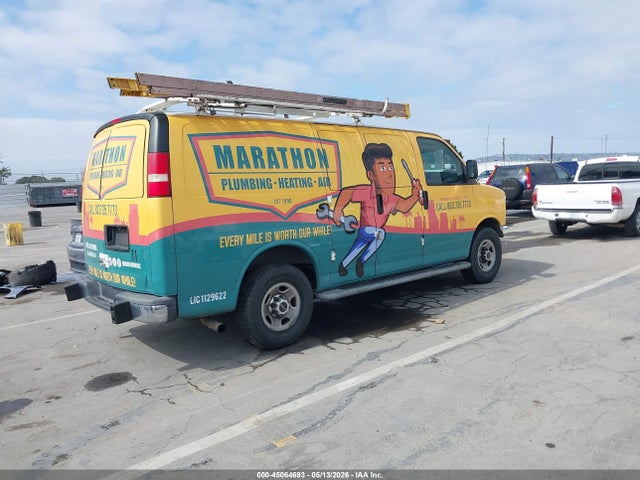 45064693 :رقم المزاد ، 1GTW7FCA3E1904228 vin ، 2014 Gmc Savana 2500 Work Van مزاد بيع